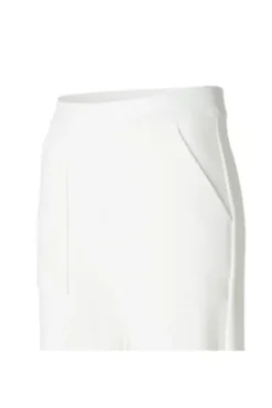 MAC WIDELEG, Premium Piqué weiss