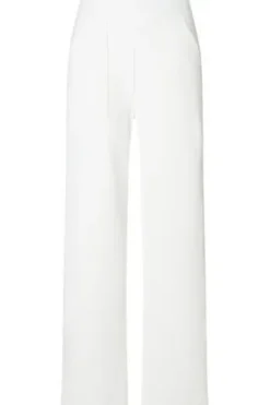 MAC WIDELEG, Premium Piqué weiss