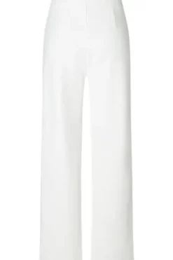 MAC WIDELEG, Premium Piqué weiss