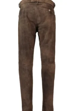 MADDOX Leder-Hose braun