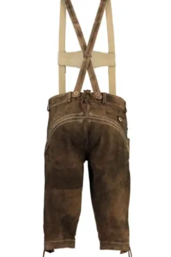 MADDOX Leder-Kniebundhose Hochberg bisam Ziegenveloursleder