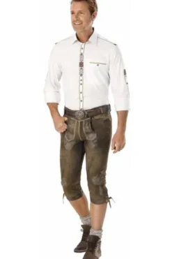 MADDOX Leder-Kniebundhose Schönsee antik ziller Ziegenveloursleder