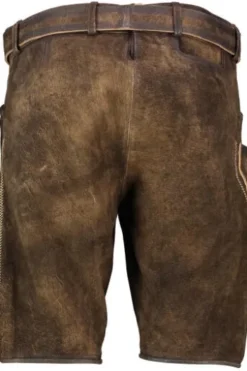 MADDOX Leder-Shorts Albstadt erde Ziegenveloursleder