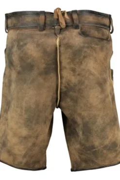 MADDOX Leder Shorts camel Ebelsbach Ziegenveloursleder