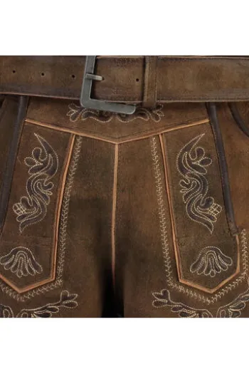 MADDOX Ledershorts Friedolin kiesel