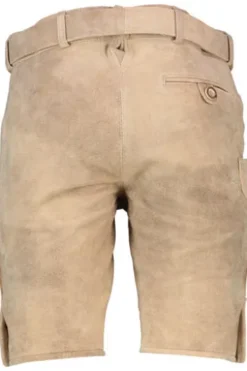 MADDOX Leder Shorts Langsee natur