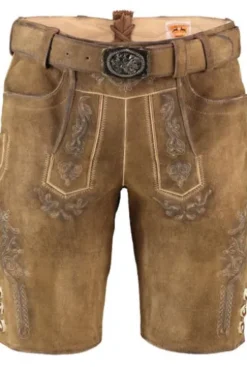 MADDOX Leder Shorts Loisach gerste