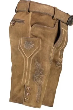 MADDOX Leder Shorts Loisach gerste