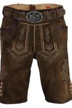 MADDOX Leder Shorts Ronn birke