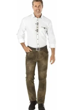 MADDOX Ziegenvelours Leder-Hose Florinus ziller antik
