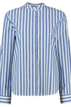 MAERZ Bluse blau gestreift