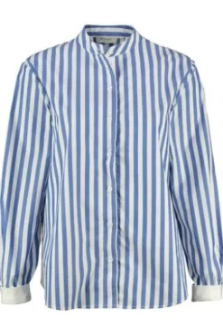 MAERZ Bluse blau gestreift