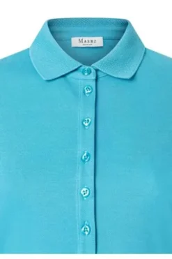 MAERZ Piqué Polo Shirt delphinium blue