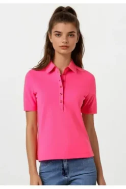MAERZ Piqué Polo-Shirt koralle