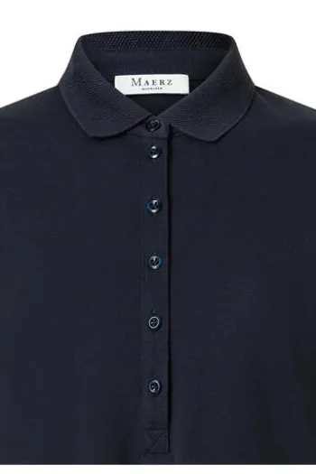 MAERZ Piqué Polo-Shirt navy