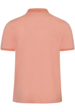 MAERZ Polo Shirt fresh papaya gestreift Regular Fit