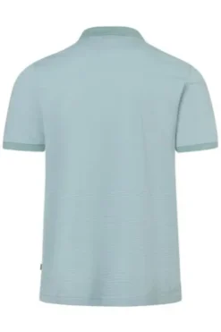 MAERZ Polo Shirt iced mint gestreift Regular Fit