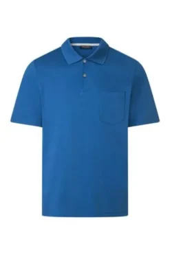 MAERZ Polo-Shirt medicum blue Regular Fit