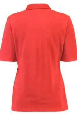MAERZ Polo-Shirt rot in Piqué-Qualität