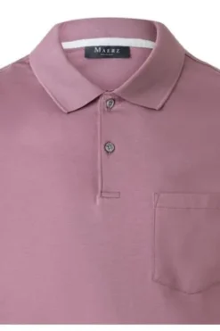 MAERZ Polo-Shirt soft grape Regular Fit