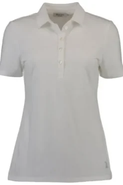 MAERZ Polo-Shirt weiß in Piqué-Qualität