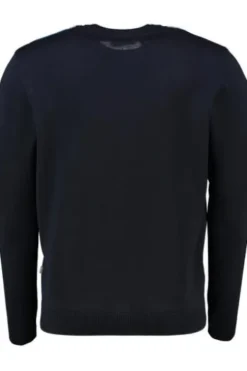 MAERZ Pullover blau gemustert Argyle-Muster