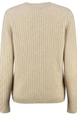 MAERZ Pullover natur im Rippstrick