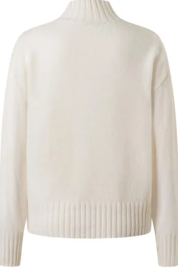 MAERZ Pullover natur Merinowolle