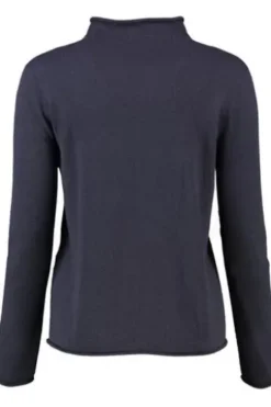 MAERZ Pullover navy extrafeine Merinowolle