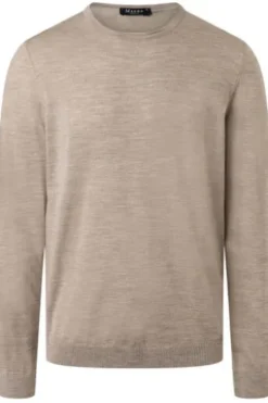 MAERZ Rundhals Pullover iced latte Modern Fit