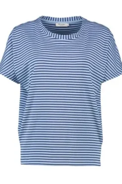 MAERZ Shirt midnight sail- blau gestreift