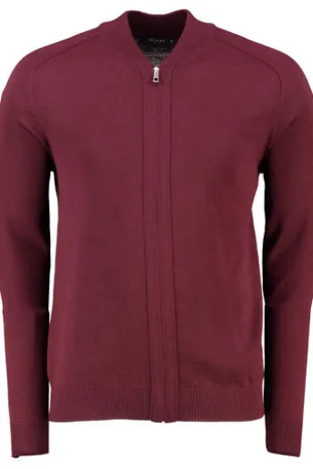 MAERZ Strickjacke barolo wine