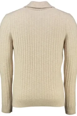 MAERZ Strickjacke beige aus Merinowolle