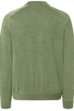 MAERZ Strickjacke grün aus Merinowolle