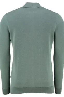 MAERZ Strickjacke grün Strukturmuster