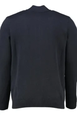 MAERZ Strickjacke marine mit Strukturmuster