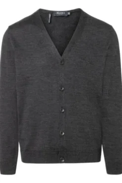 MAERZ Strickjacke mit Knöpfe anthrazit