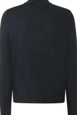 MAERZ Strickjacke navy Regular Fit mit 2 Schubtaschen