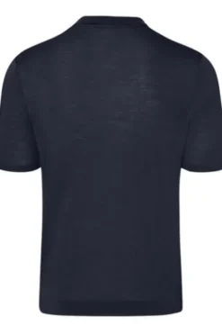 MAERZ Strick Polo Shirt marine Modern Fit