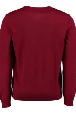 MAERZ V-Ausschnitt Pullover bordeaux