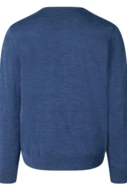 MAERZ V-Ausschnitt Pullover deep sea