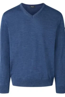 MAERZ V-Ausschnitt Pullover deep sea