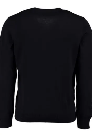 MAERZ V-Ausschnitt Pullover marine