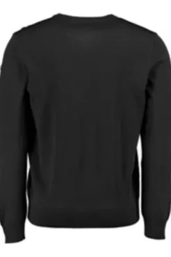 MAERZ V-Ausschnitt Pullover schwarz