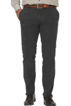 M.E.N.S. Baumwoll-Stretch-Hose anthrazit Madison
