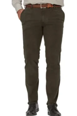 M.E.N.S. Baumwoll-Stretch-Hose grün Madison