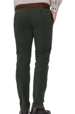 M.E.N.S. Baumwoll-Stretch-Hose grün Madison
