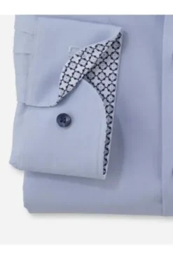 OLYMP Business Hemd LEVEL 5 FIVE hellblau Body Fit Langarm