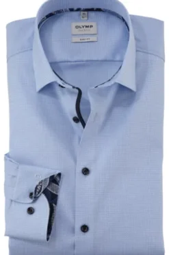 OLYMP Business Hemd LEVEL 5 FIVE hellblau Body Fit Langarm