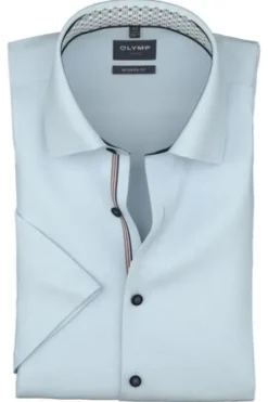 OLYMP Business Hemd Luxor bleu Modern Fit Kurzarm